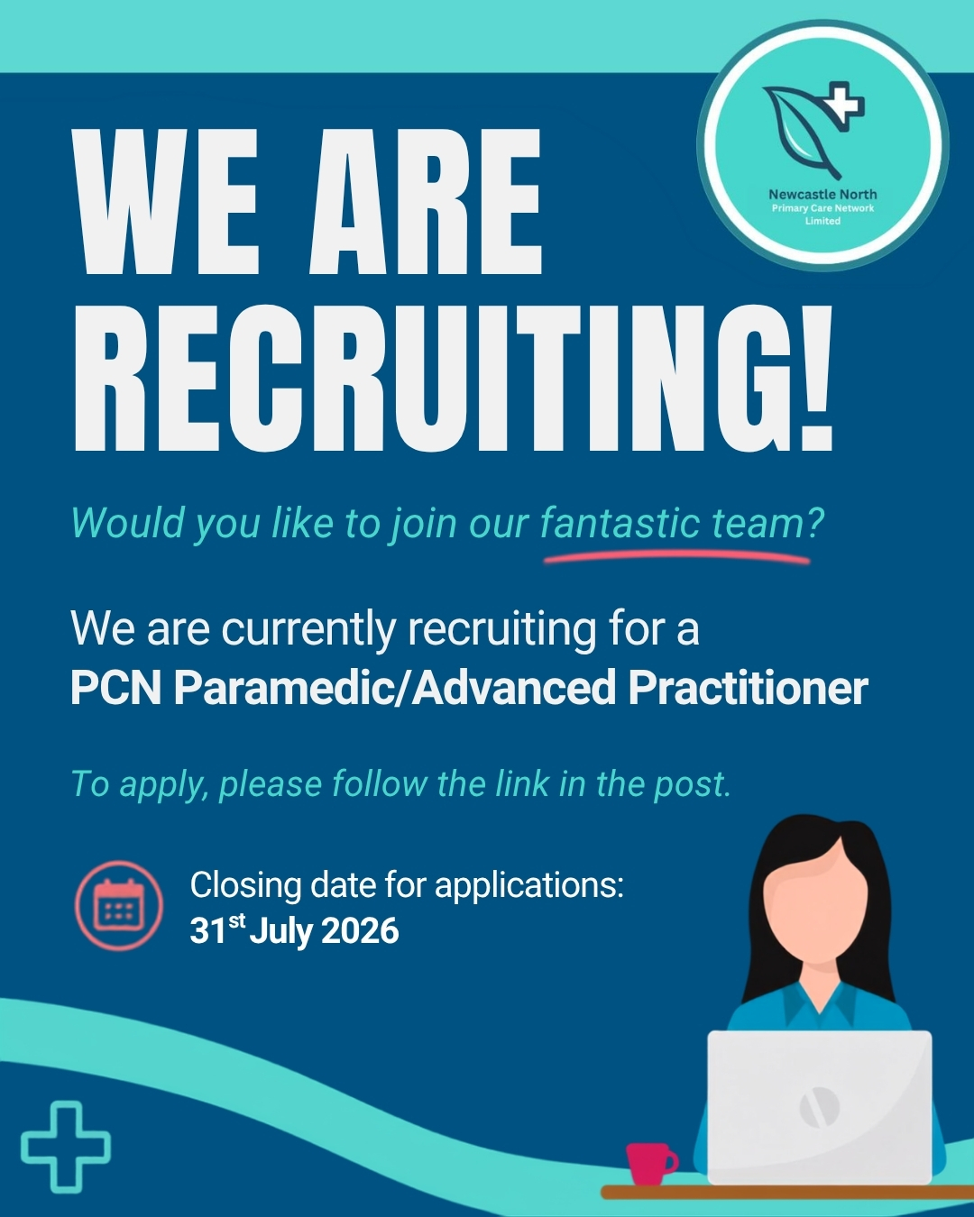 Job Advert - PCN Paramedic/Advanced Practitioner